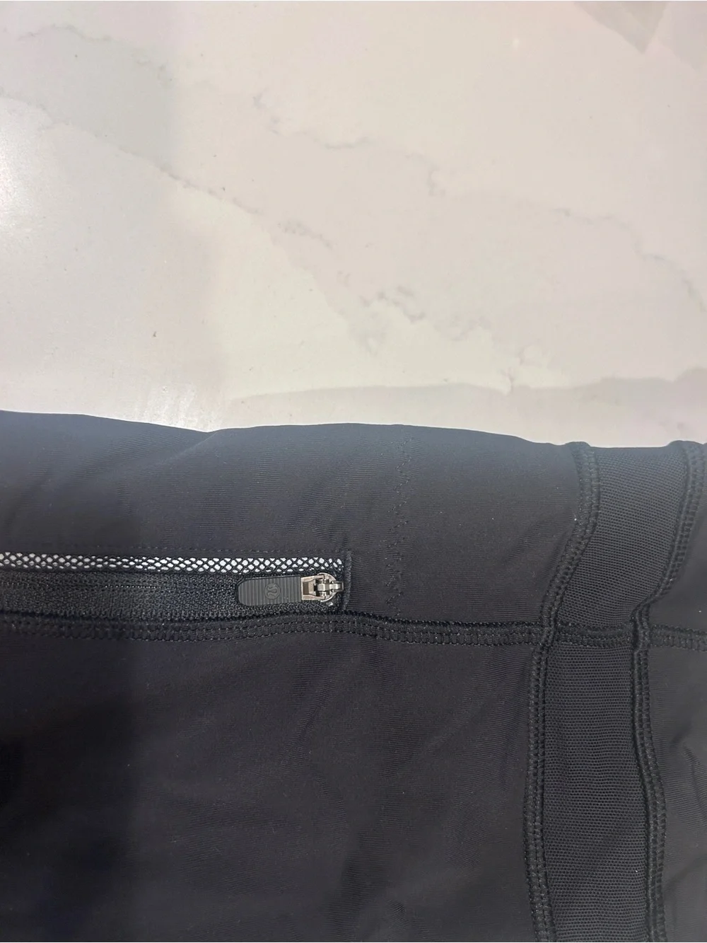 Lululemon inspire tight II black running pants 25” inseam.